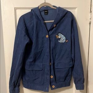 Disney Eore Hooded Button Down Jacket